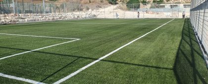 דשא סינטטי למגרש כדורגל בשעלבים